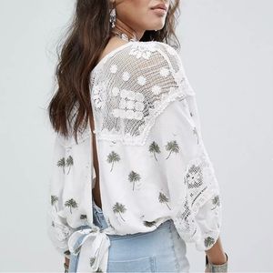 Free People Palm Tree Top